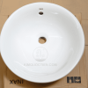 Chậu Rửa Lavabo INAX AL-333V Bán Âm Bàn Aqua Ceramic - ảnh 8