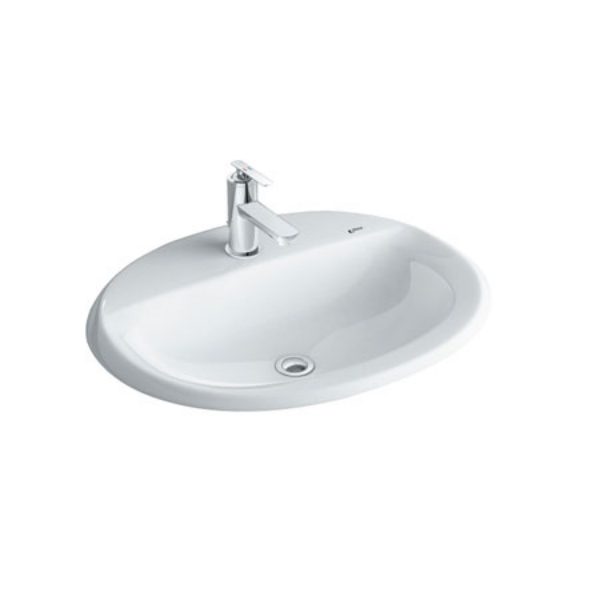 Chậu Rửa Lavabo INAX L-2395VFC Dương Vành