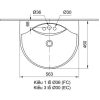 Chậu Rửa Lavabo INAX L-288V Treo Tường - ảnh 3