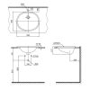 Chậu Rửa Lavabo TOTO L762#XW Dương Vành - ảnh 3