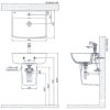 Chậu rửa lavabo treo tường INAX AL-312VFC - ảnh 4