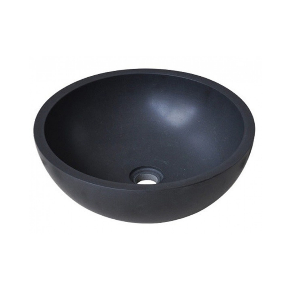 Chậu Rửa Mặt Lavabo Kanly MAR12V Đặt Bàn Đá Màu Đen Tự Nhiên