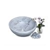 Chậu Rửa Mặt Lavabo Kanly MAR133N Đặt Sàn Trắng Vân Mây