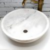 Chậu Rửa Mặt Lavabo Kanly MAR133N Đặt Sàn Trắng Vân Mây - ảnh 3