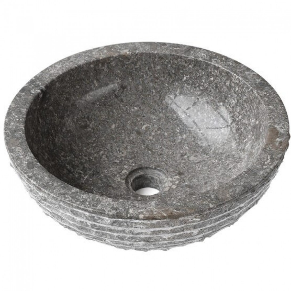 Chậu Rửa Mặt Lavabo Kanly MAR14BI Đặt Bàn Đá Marble Tự Nhiên 400×150 mm