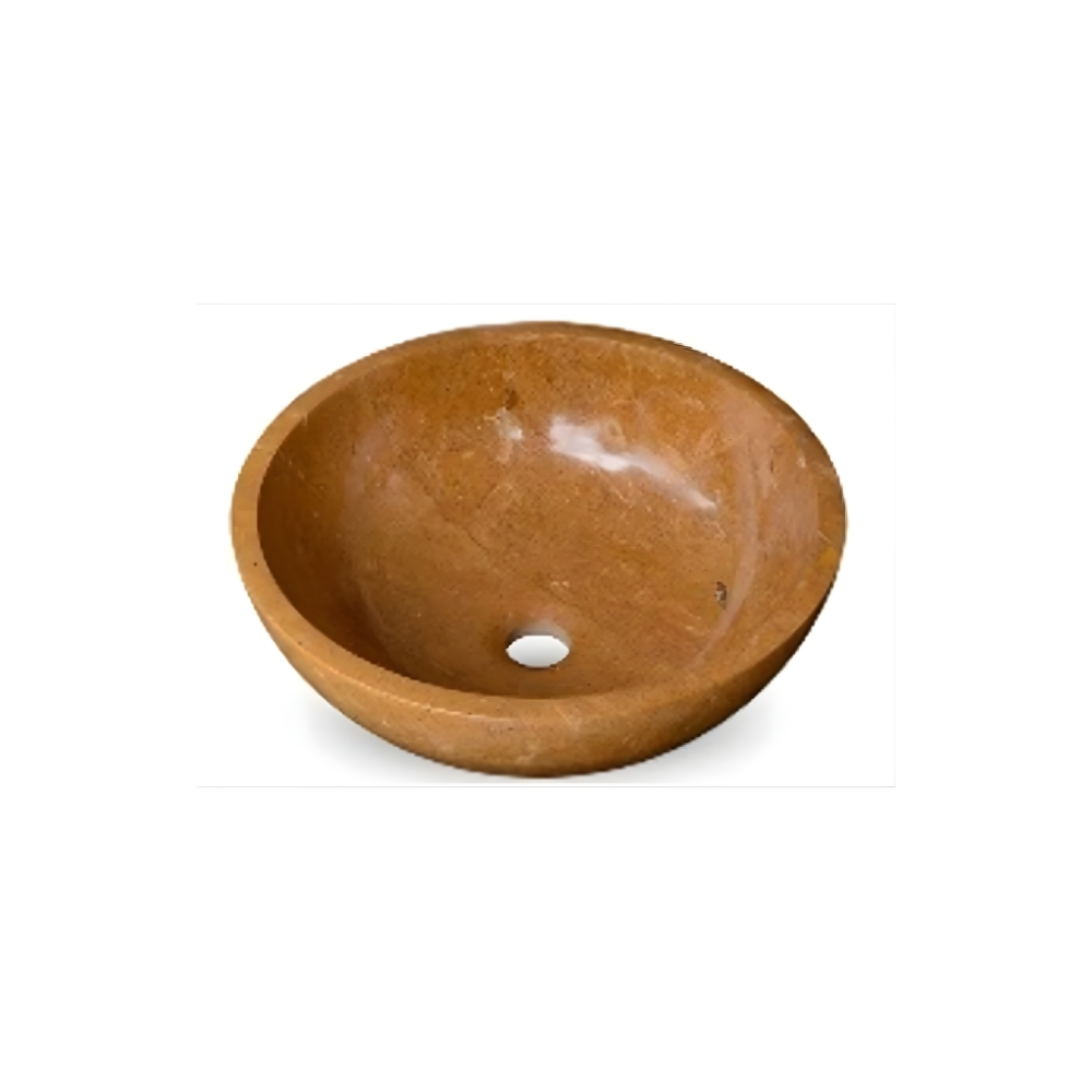 Chậu Rửa Mặt Lavabo Kanly MAR15N Đặt Bàn Đá Tự Nhiên 400×150 mm
