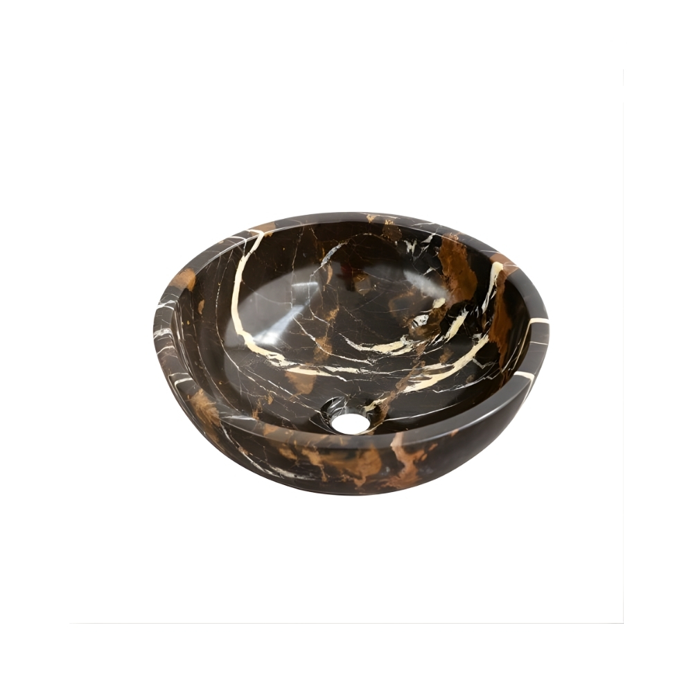 Chậu Rửa Mặt Lavabo Kanly MAR16N Đặt Bàn Đá Tự Nhiên 400×150 mm