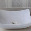 Chậu Rửa Mặt Lavabo Kanly MAR33V Đặt Bàn Đá Tự Nhiên 400×120 mm - ảnh 2