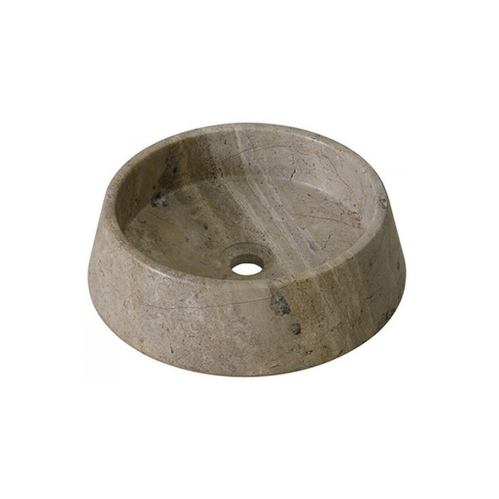 Chậu Rửa Mặt Lavabo Kanly MAR44V Đặt Bàn Đá Tự Nhiên 400×120 mm