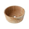 Chậu Rửa Mặt Lavabo Kanly MAR723N Đặt Bàn Đá Marble Tự Nhiên 400×140 mm