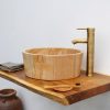 Chậu Rửa Mặt Lavabo Kanly MAR723N Đặt Bàn Đá Marble Tự Nhiên 400×140 mm - ảnh 2
