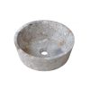 Chậu Rửa Mặt Lavabo Kanly MAR7E1 Đặt Bàn Đá Tự Nhiên 400×150 mm