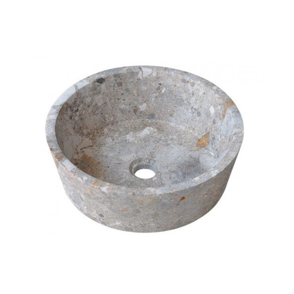 Chậu Rửa Mặt Lavabo Kanly MAR7E1 Đặt Bàn Đá Tự Nhiên 400×150 mm