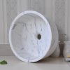 Chậu Rửa Mặt Lavabo Kanly MAR7E3 Đặt Bàn Đá Tự Nhiên 400×150 mm - ảnh 2