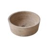 Chậu Rửa Mặt Lavabo Kanly MAR7E4 Đặt Bàn Đá Tự Nhiên 400×150 mm