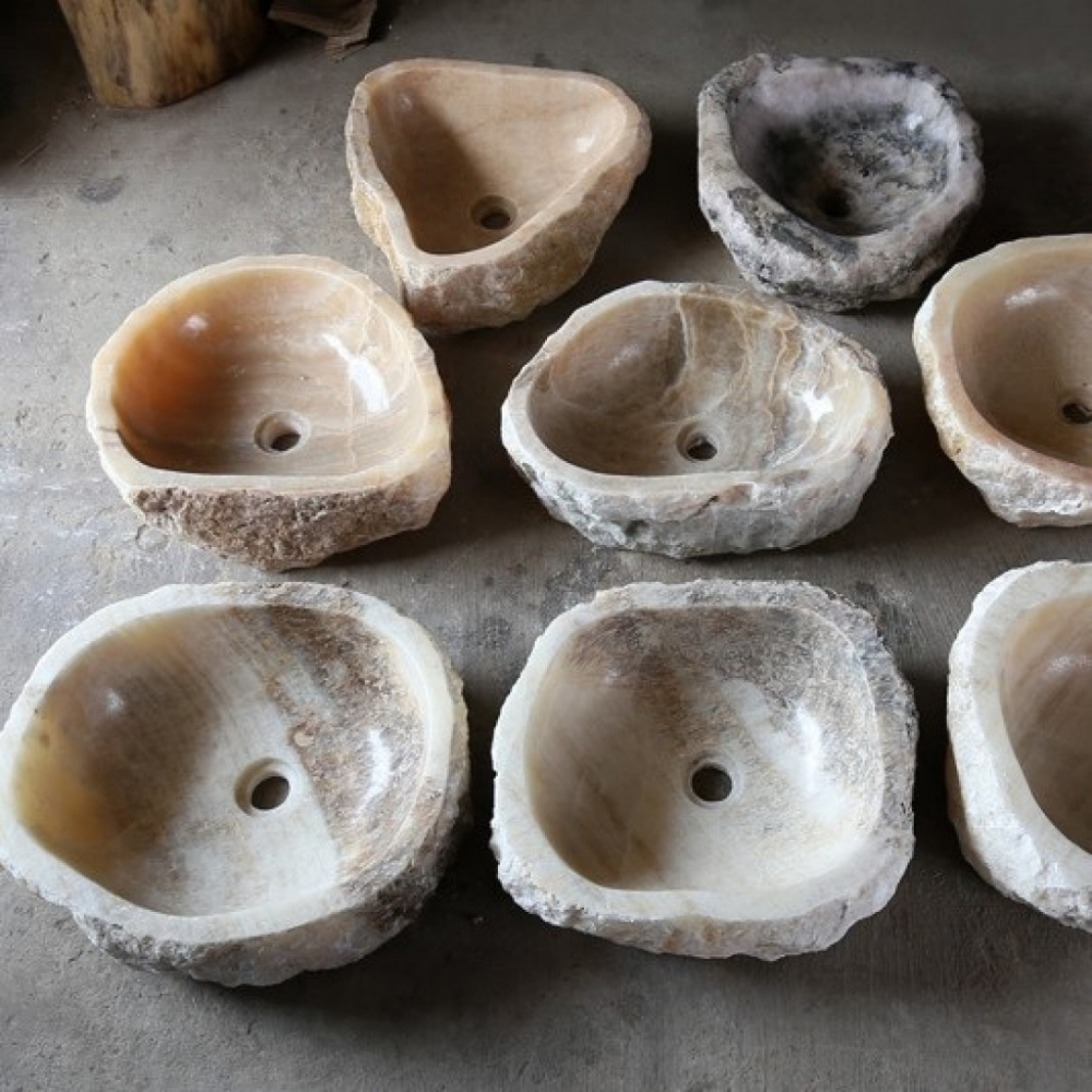 Chậu Rửa Mặt Lavabo Kanly ONY51i Đặt Bàn Đá Tự Nhiên