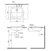 Chậu Rửa Mặt Lavabo TOTO L763#XW Dương Vành - ảnh 3