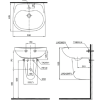 Chậu Rửa Mặt Lavabo TOTO LHT236CS#W Treo Tường Chân Ngắn - ảnh 2