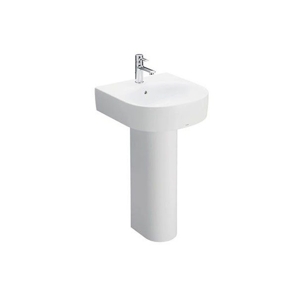 Chậu Rửa Mặt Lavabo TOTO LHT766CR#XW Treo Tường Chân Ngắn