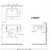 Chậu Rửa Mặt Lavabo TOTO LT505T#XW Âm Bàn - ảnh 2