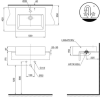 Chậu Rửa Mặt Lavabo TOTO LT647CS#XW Bán Âm Bàn - ảnh 2
