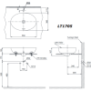 Chậu Rửa Mặt TOTO LT1705#XW Đặt Bàn - ảnh 5