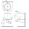 Chậu Rửa Mặt TOTO LT368C#XW Đặt Bàn - ảnh 2