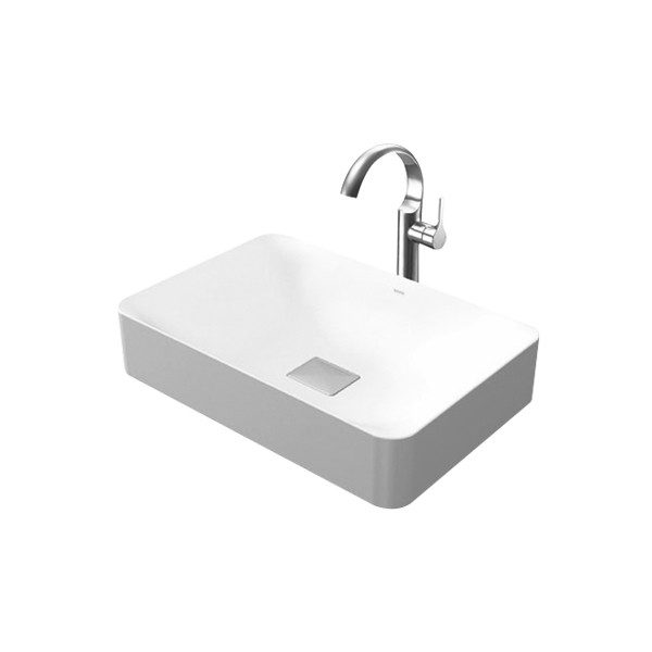 Chậu Rửa Mặt TOTO PJS03WE#GW Đặt Bàn Đá Cẩm Thạch