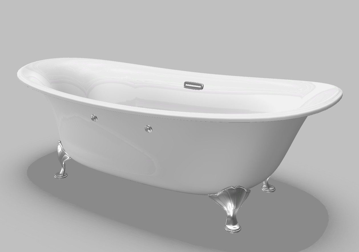 Bồn Tắm TOTO PPY1806PWNE#S Ngọc Trai, Đặt Sàn