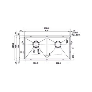 Ảnh công trình thực tế Combo chậu rửa chén Hafele 567.94.057 kèm phụ kiện