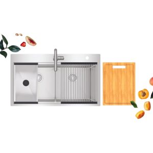Ảnh công trình thực tế Combo chậu rửa chén Hafele 567.94.058 kèm phụ kiện