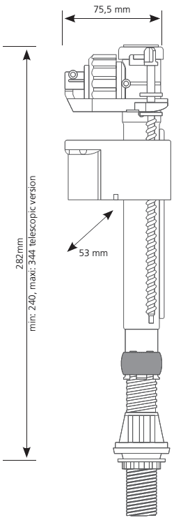 Ảnh công trình thực tế Bộ cấp thủy lực điều chỉnh chiều cao 99TR 1/2P BP DIY VN