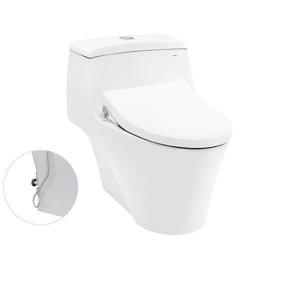 Bồn Cầu TOTO CW823RAE4#W/T53P100VR 1 Khối Nắp Rửa Cơ TCW1211A