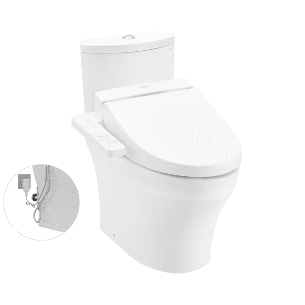 Bồn Cầu Điện Tử TOTO CS838DW7#XW Kèm Nắp Rửa Điện Tử WASHLET Dòng C2 – TCF6631A (220V)