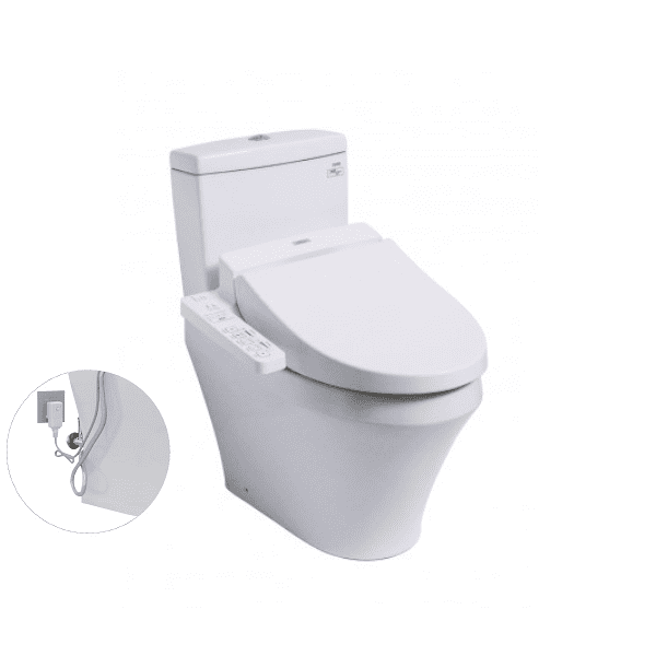Bồn Cầu Điện Tử TOTO CS945DNW7#XW Kèm Nắp Rửa Điện Tử WASHLET Dòng C2 – TCF6631A (220V)