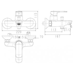 Ảnh công trình thực tế Củ Sen American Standard WF-1M11 Loven Nóng Lạnh