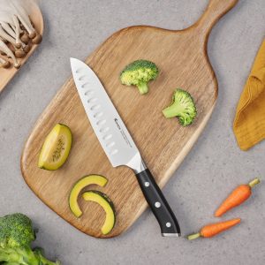 Ảnh công trình thực tế Dao đa năng thép ĐứcKONOX Emmitt Santoku Series 7″