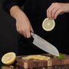 Dao đa năng thép Nhật Damascus KONOX Eiko Santoku Series 7″ - ảnh 3