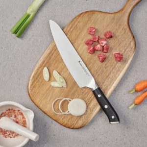 Ảnh công trình thực tế Dao đầu bếp thép Đức KONOX Emmitt Chef Knife Series 8″