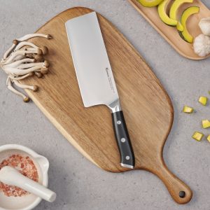 Ảnh công trình thực tế Dao thái lớn thép Đức KONOX Emmitt Chopper Series 7″