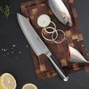 Dao thép Nhật Damascus KONOX Eiko Deba Series 7″ Deba Knife - ảnh 2