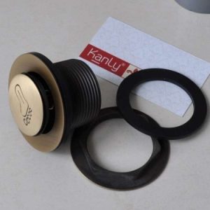 Ảnh công trình thực tế Đầu xả bằng đồng Kanly GCX00
