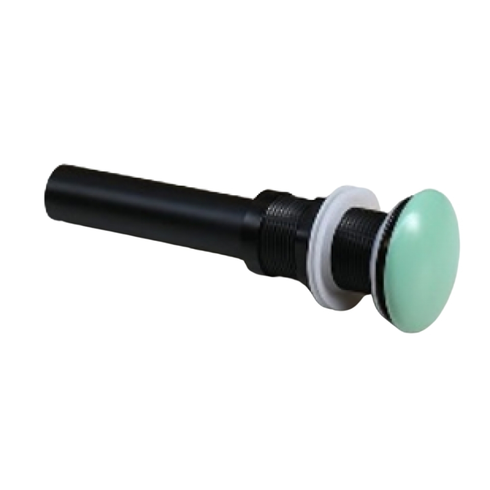 Đầu xả lavabo Kanly KLX16 sứ màu xanh ngọc