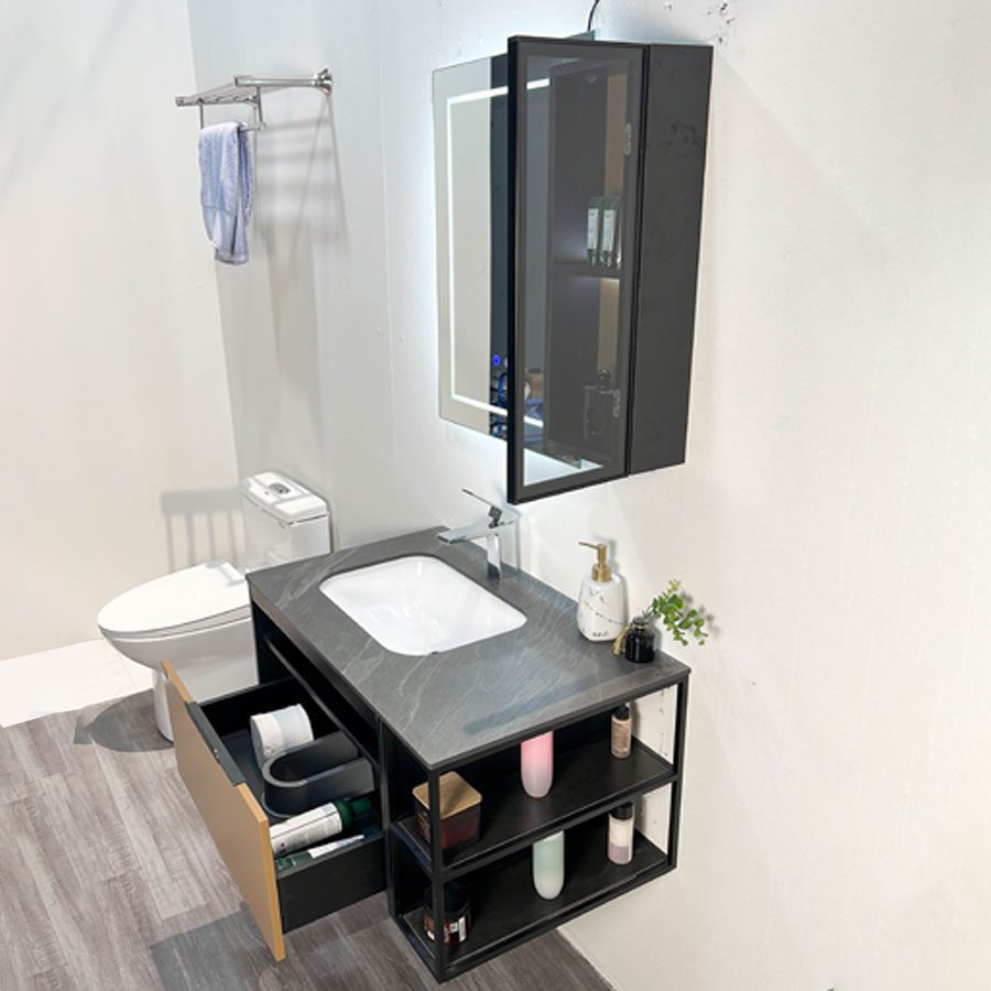 Ảnh công trình thực tế Bộ Tủ Chậu Phòng Tắm MOWOEN MW6622-80 800mm