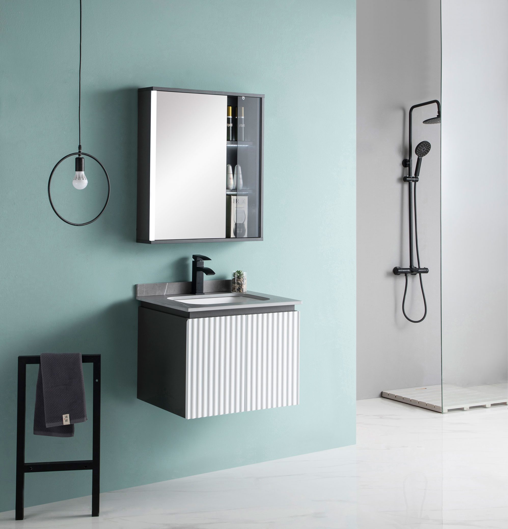 Bộ Tủ Chậu MOWOEN MW6620-60 600mm
