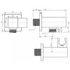 Gác Sen American Standard FFAS9143BHG Vuông Màu Ghi - ảnh 2