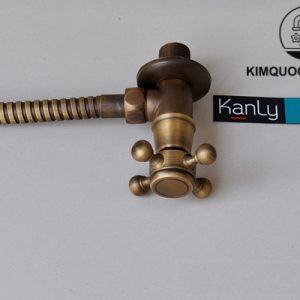 Ảnh công trình thực tế Van góc bằng đồng Kanly GCV11
