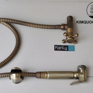 Ảnh công trình thực tế Van góc bằng đồng Kanly GCV11