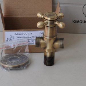 Ảnh công trình thực tế Van góc bằng đồng Kanly GCV12