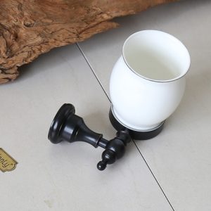 Ảnh công trình thực tế Giá để cốc đơn bằng đồng Kanly GCK07B